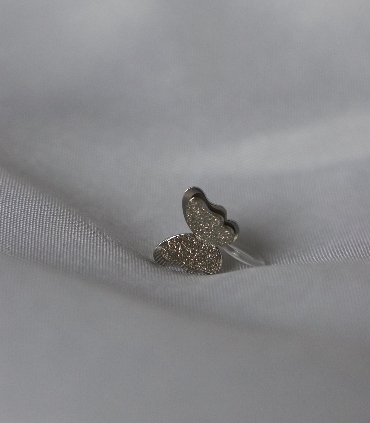 Schmetterling silber